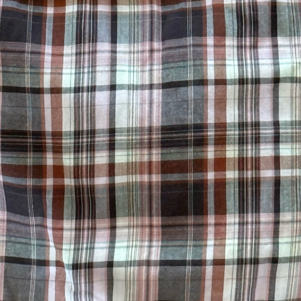 Tommy Bahama Cargo Shorts 100% Cotton Plaid Pink/Brown Golf Beach Men’s Size 36 - Picture 9 of 11